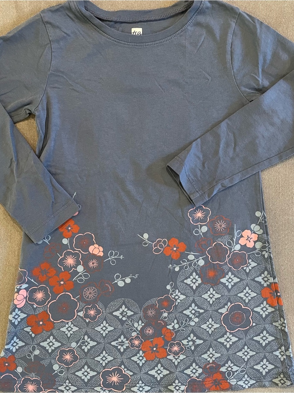 Tea Collection Kimono Floral T-Shirt Dress